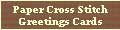 Paper Cross Stitch Greetings Cards