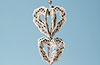 Blue and Silver Heart Sparkler